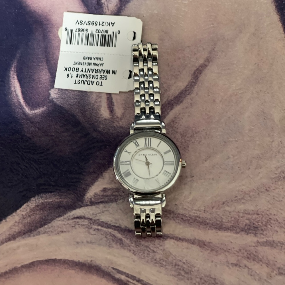 Anne Klein Silver Men's Watch